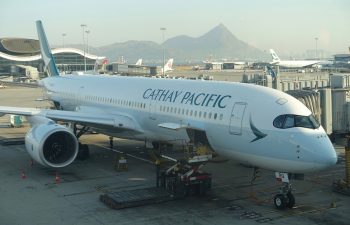 Cathay Pacific airplanes 