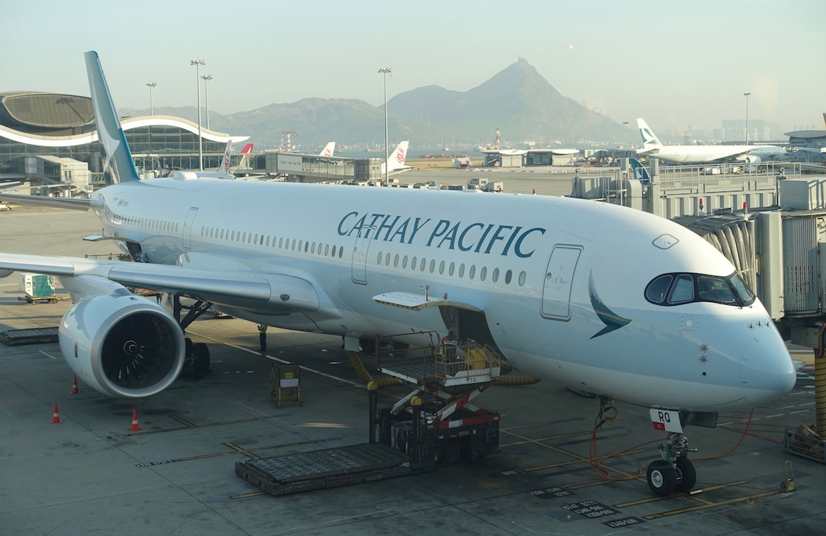 Cathay Pacific airplanes 