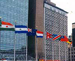 Nepal flag at the UN. Image: gorod342.ru