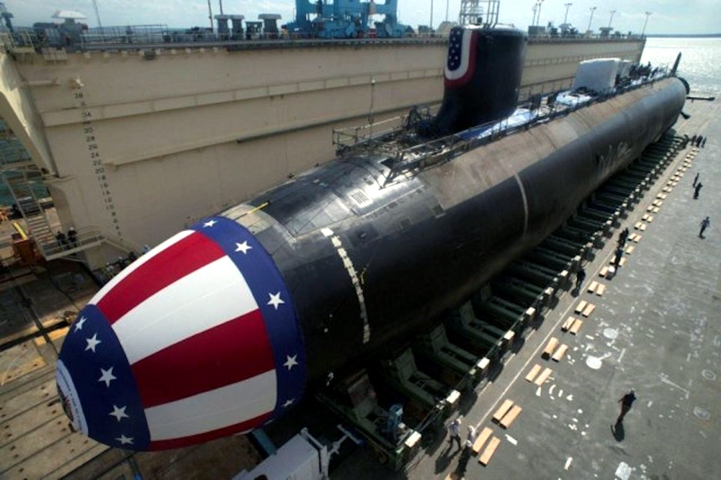 The USS John Warner, a nuclear-powered submarine of the type Australia will soon be developing. Source: US Navy