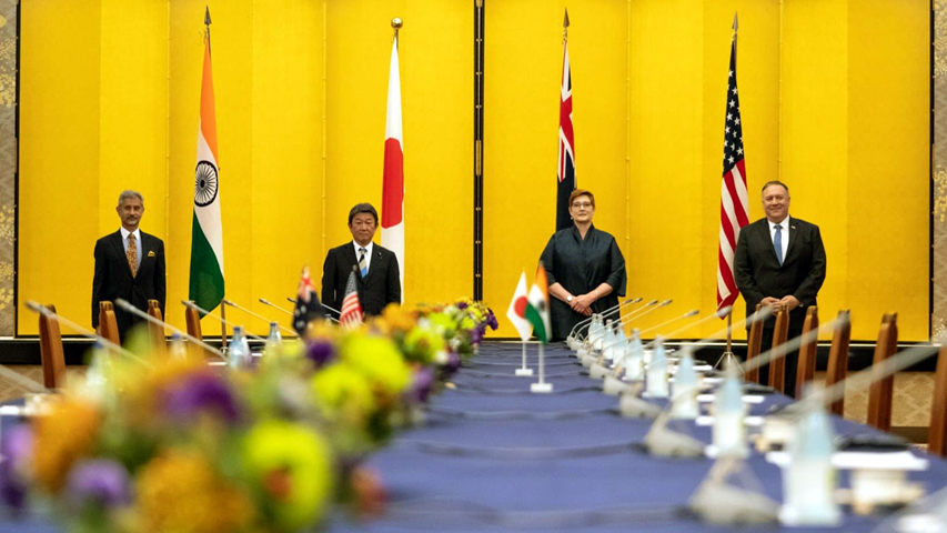 File Photo of last in-person Quad foreign ministers meeting held in Tokyo on Oct. 6, 2020. (Photo courtesy of the State Department)