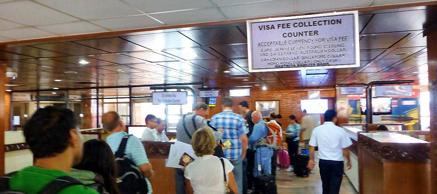 Tourists arrival at TIA counter. File Photo: The GATE