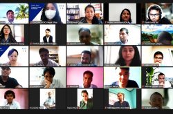 Participants at the virtual networking meeting organized by KOICA on Tuesday, August 9, 2022.