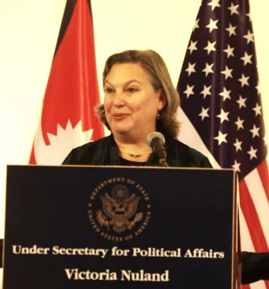Deputy Secretary of State of the United States of America (USA) Mrs. Victoria Nuland 