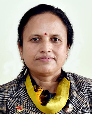 Minister for Communications, Information and Technology Ms. Rekha Sharma 