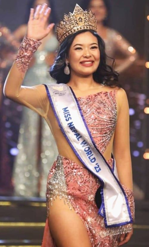 Srichchha Pradhan was crowned Miss Nepal World 2023 