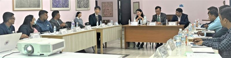 Ambassador of the Republic of Korea Tae-Young Park sharing Korea's development journey.