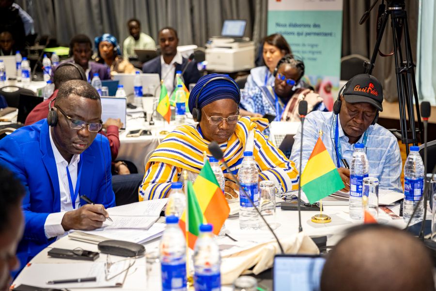 Climate experts and regional partners gather in Lagos, Nigeria, to discuss climate mobility, resilience and financing solutions for West and Central Africa. Photo: IOM