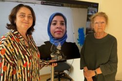 The 2026 Shireen Abu Akleh Prize was awarded to Palestinian journalist Zareefa Abou Qoura, based in Gaza. Photo: IFJ