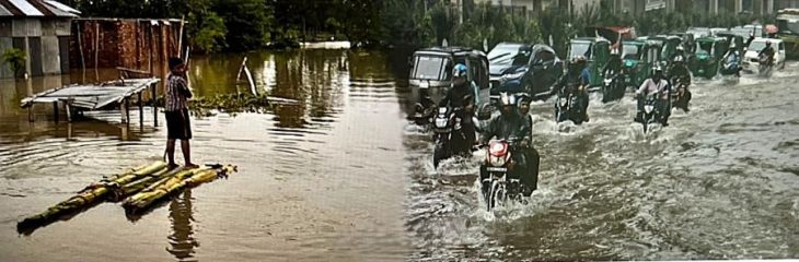 Monsoon hits Bangladesh, Photo Courtesy Daily Star