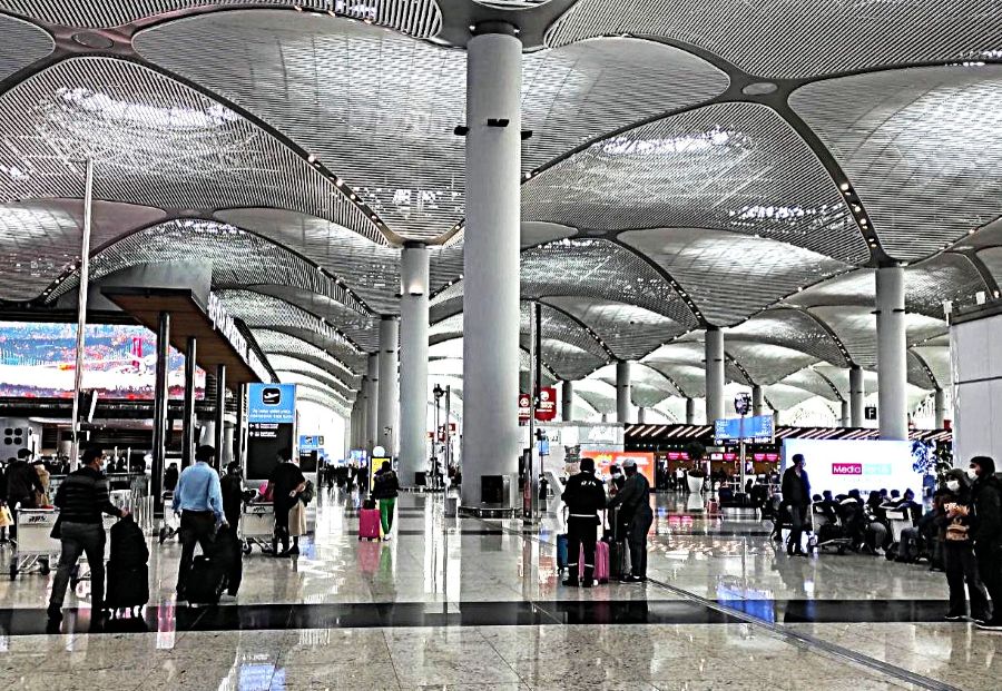 File Photo: A view of Istanbul Airport's terminal in Istanbul, Turkey. Image credit  (AA PHOTO) Daily Sabah