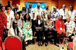 A group photo of the participants. Africa Briefs image