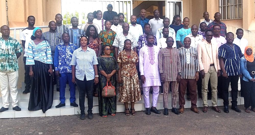 Group photo of participants journalists. Image Burkino 24