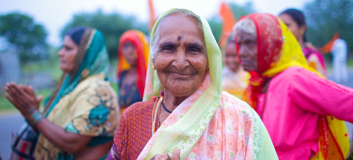 Elderly women of  India.© ADB image